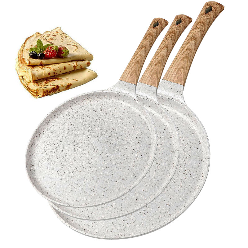Crepe Maker Griddle - 20/24/28cm Nonstick Crepe Egg Pan Pizza