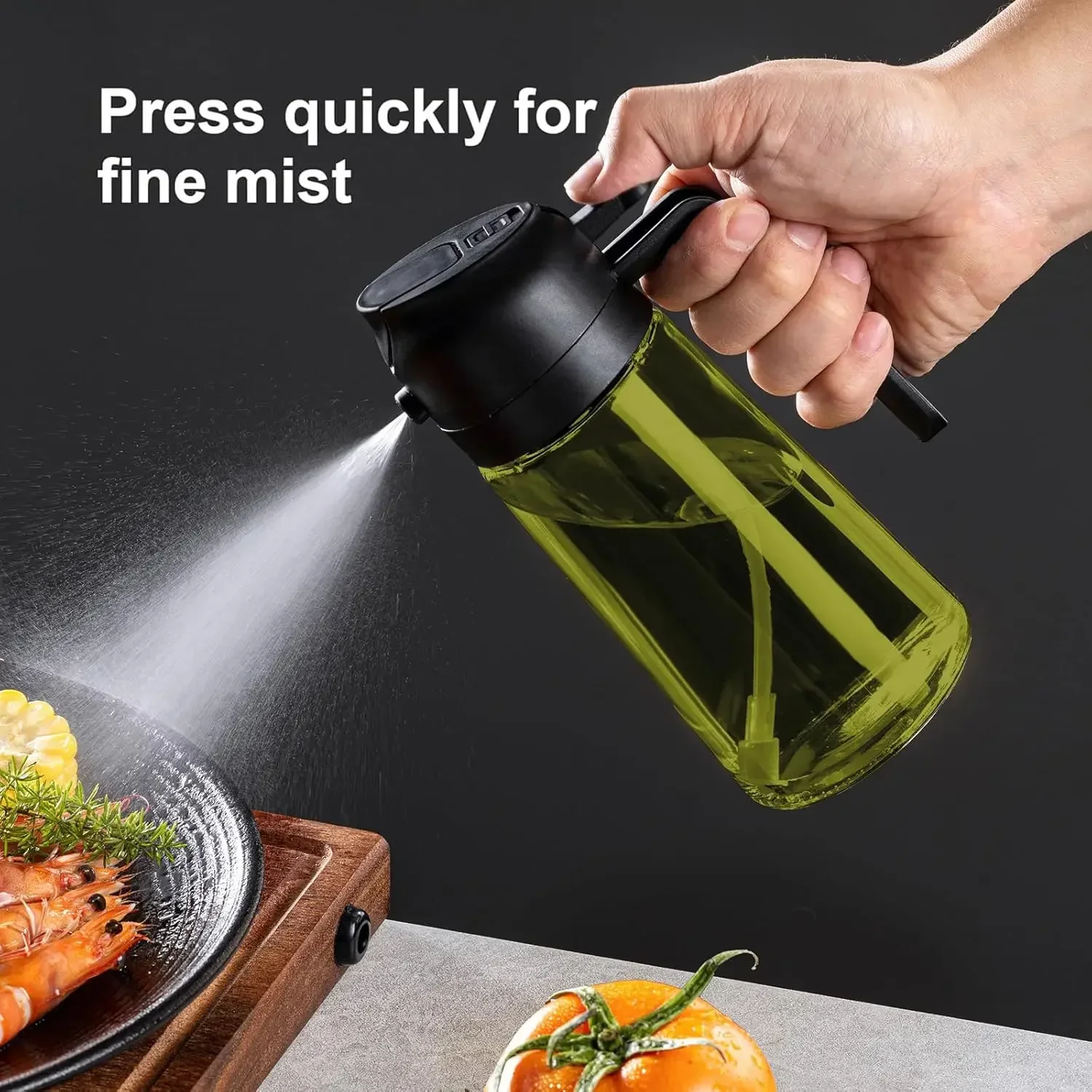 2in1 Black Glass Olive Oil Spr - đánh giá và giá Commercial Kitchen Sprayer