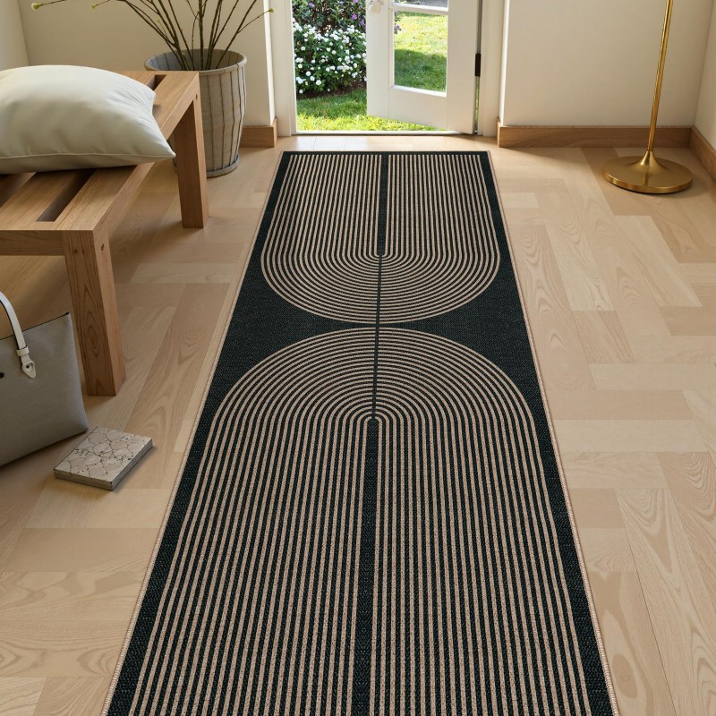 Art Deco Runner Rug Green Back - đánh giá và giá Commercial Kitchen Background