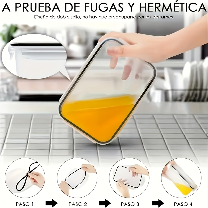 8Pcs Set Includes 4 Containers - đánh giá và giá Commercial Kitchen Organiser