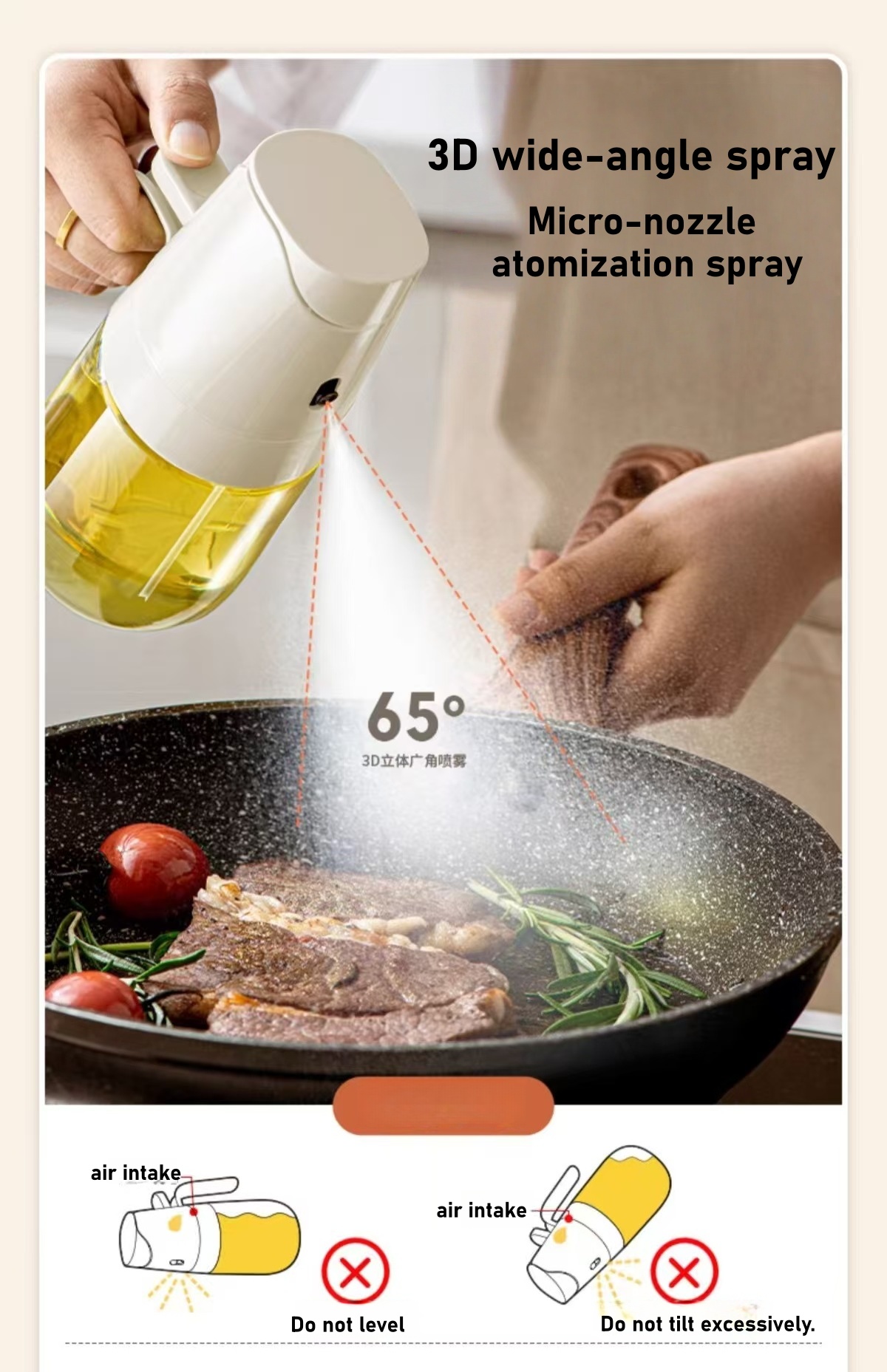 Spray Oil Bottle for Home, Foo - đánh giá và giá Commercial Kitchen Sprayer