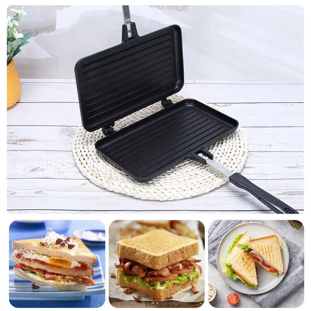 Double-Sided Frying Pan Non-St - đánh giá và giá Crepe Maker Griddle