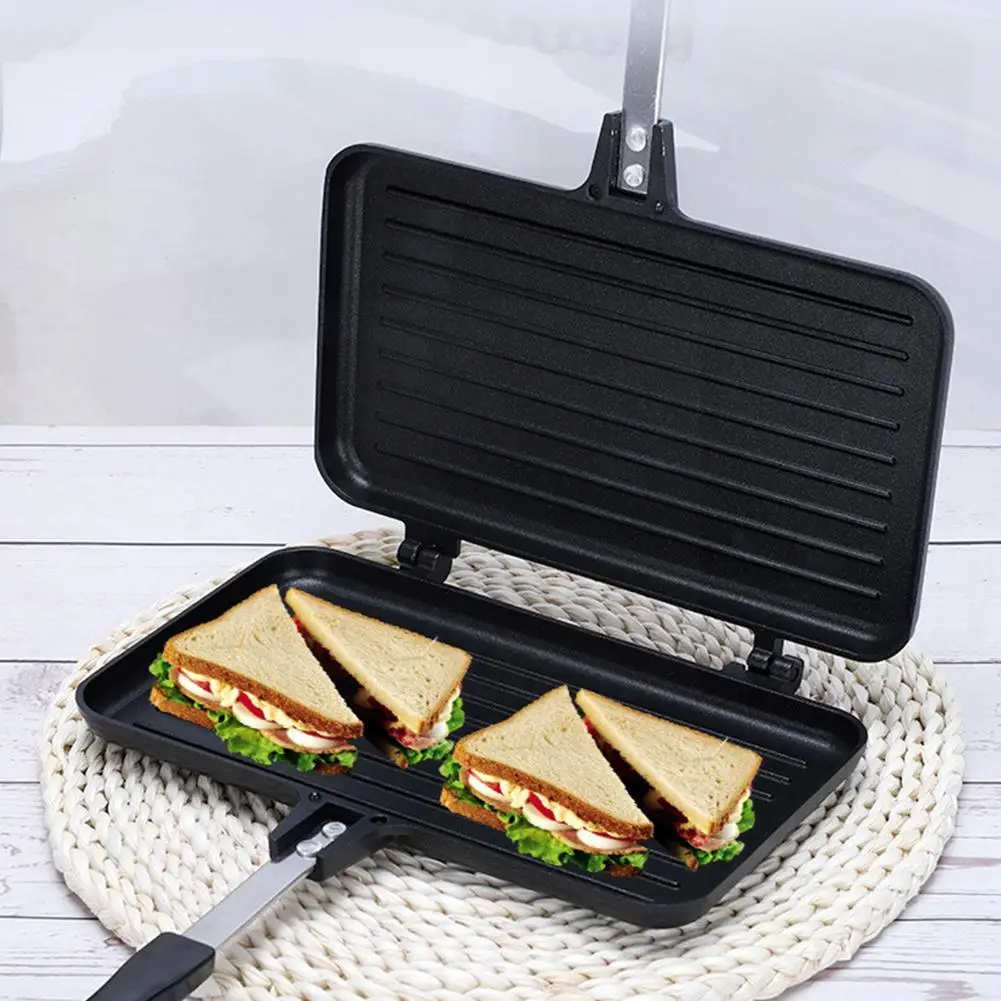 Double-Sided Frying Pan Non-St - đánh giá và giá Crepe Maker Griddle
