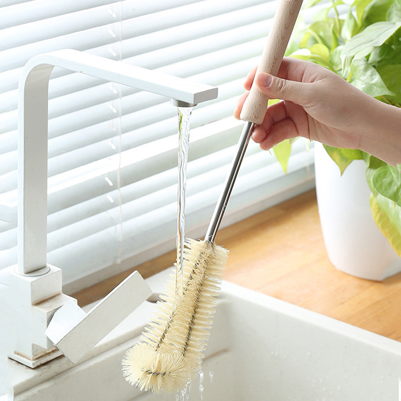 Long Wooden Handle Bottle Brus - đánh giá và giá Commercial Kitchen Cleaning