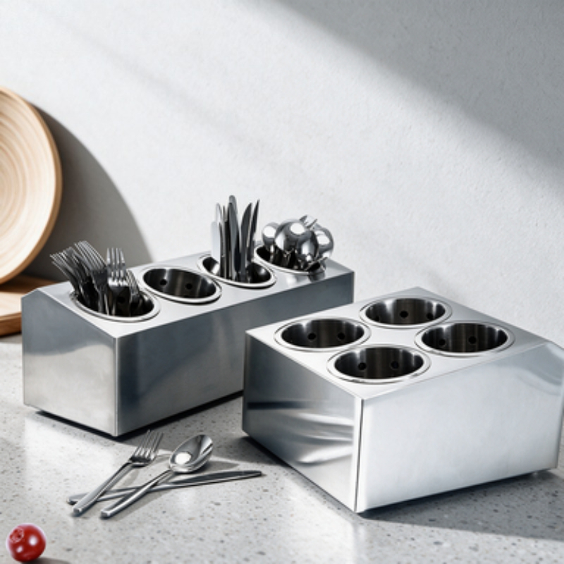 Stainless Steel Cutlery Basket - đánh giá và giá Commercial Kitchen Knife Storage