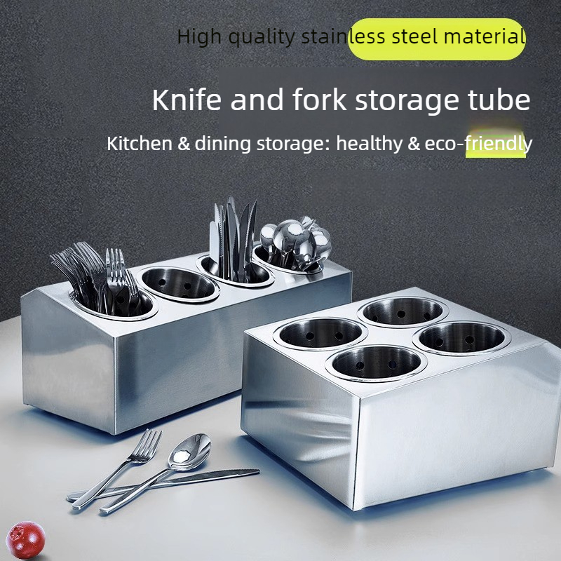 Stainless Steel Cutlery Basket - đánh giá và giá Commercial Kitchen Knife Storage