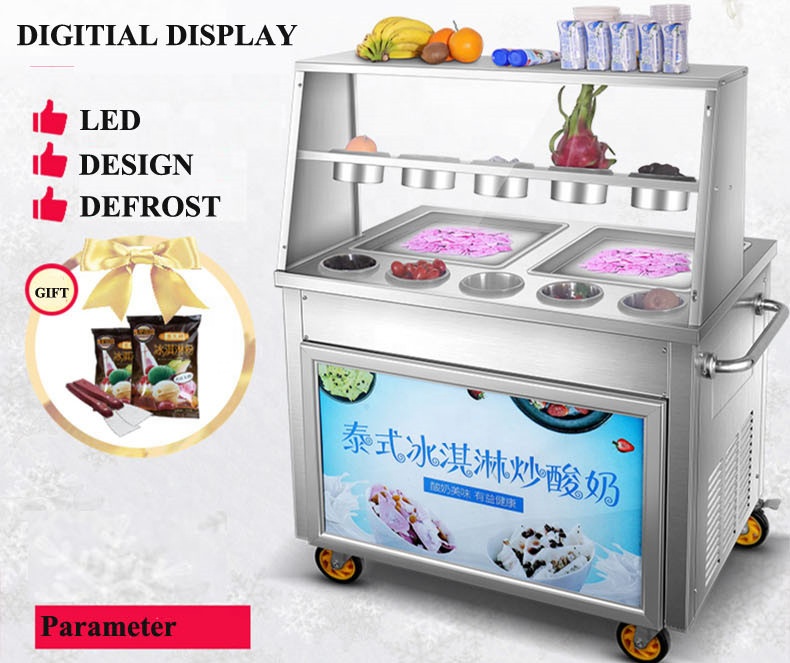 Frying Ice Machine Commercial  - đánh giá và giá Commercial Ice Maker