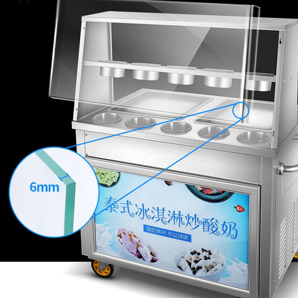 Frying Ice Machine Commercial  - đánh giá và giá Commercial Ice Maker