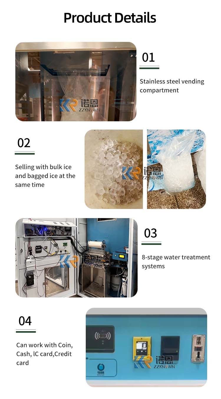 Customized Self Service Ice Di - đánh giá và giá Commercial Ice Maker