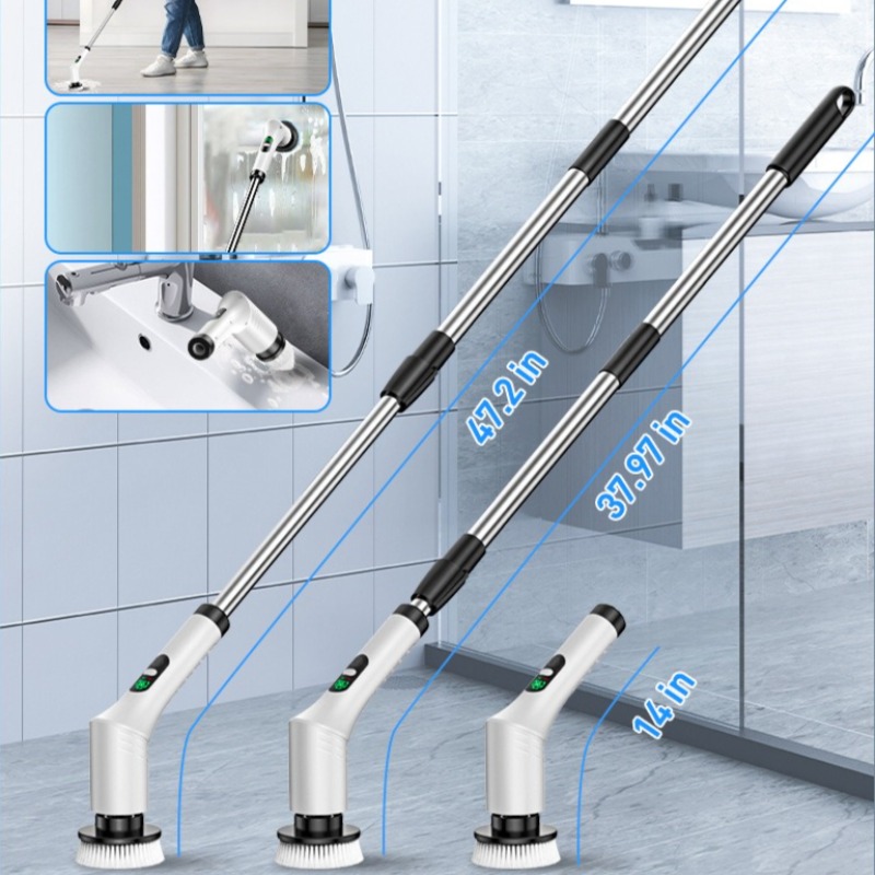 Electric Spin Scrubber 9 in 1  - đánh giá và giá Commercial Kitchen Cleaning