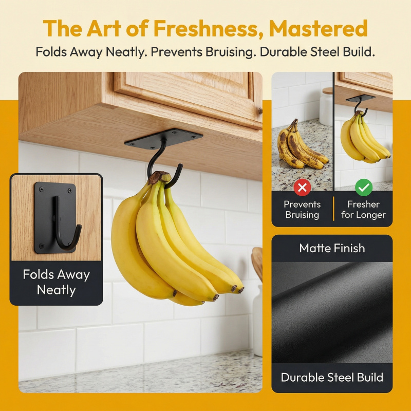 Black Metal Self-Adhesive Bana - đánh giá và giá Commercial Kitchen Organiser