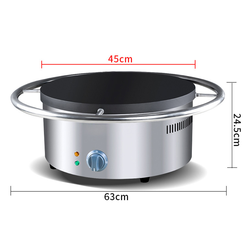 Manual Rotating Electric Panca - đánh giá và giá Crepe Maker Griddle